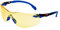 3M Solus Safety Glasses, Blue/Black frame, Scotchgard Anti-Fog, Amber Lens, S1103SGAF-EU