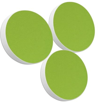 Schallabsorber - aus Basotect G+ Kreis DM: 40 cm Akustik Element Schalldämmung - Diverse Farben Hellgrün