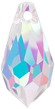 72pcs AB Teardrop Crystal Beads LONGWIN 7x14mm Waterdrop Faceted Glass Beads for Jewelry Making, Earrings, Necklaces, Bracelets