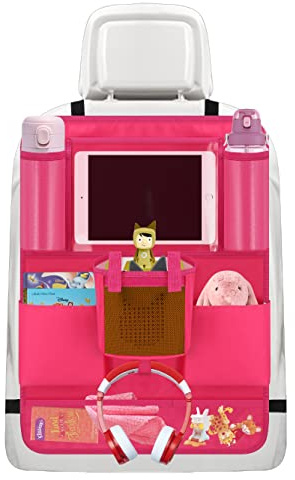 Annmore Rückenlehnenschutz Organizer mit Tasche für Toniebox, Rosa