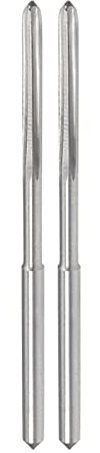 CoCud 2Stk Maschinenfräser Reibahle 2.9mm Durchmesser D4 Genauigkeit M35 Kobalt Schnellstahl Gerade Flöten Fräswerkzeug - (Anwendung: für Drehmaschine)