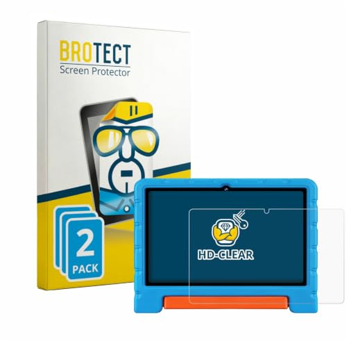 BROTECT Schutzfolie für ZIOVO Z138 10 | 2 Stück Transparenter Displayschutz Made in Germany Klare Displayschutz-Folie Clear Einfache Montage Case-Friendly