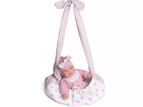 Muñecas Antonio Juan Petit Blandito con Portabebé Suave Cuerpo de Tela 27 cm | Ref. 12441 - Colección 2024