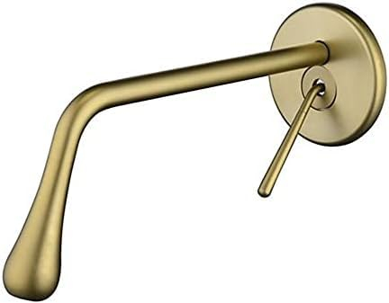 Wandmontierte Badewannenarmaturen, Wassertropfen, Badezimmer-Wasserhahn, Waschbeckenarmaturen Für Badezimmer, Badezimmer-Waschtisch-Mischbatterie, Goldfarben,Gold Zeichnen