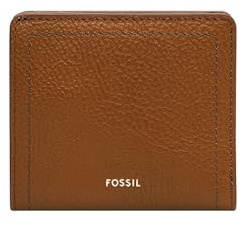 Fossil Logan Mini-Bifold-Geldbörse aus Leder oder Polyurethan für Damen