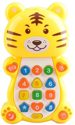 YIZITU Fun Learning Mobile Smartphone Auditory Toy For Babies To Foster Musical Curiosity And Fine Motor Skill Early Education Music Smartphone Toy