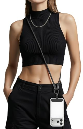 MoKo Cavo USB Tracolla, Outdoor E Quotidiano(Nero/3.93ft) | Cavo PD 240W USB-C Con Tracolla Antifurto, Compatibile Con iPhone 17/16, Samsung S26/S25 Ultra/FE E Tutti Telefoni Android