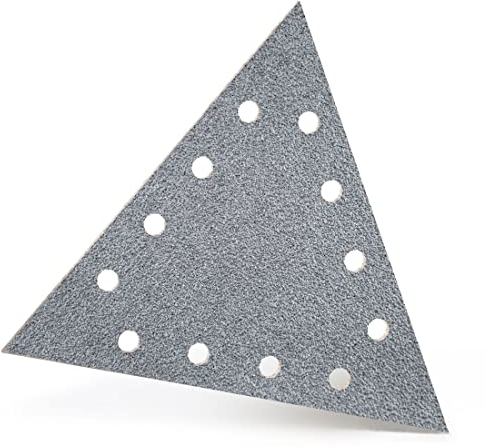 MENZER Platinum Dischi abrasivi velcrati, 290 x 250 mm, 12 fori, p. Levigatrici per muri, Corindone semi-friabile (5 Pz.) G400