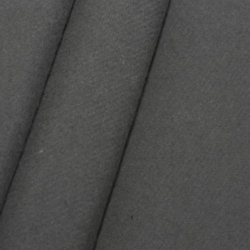 STOFFKONTOR Bühnen Molton Stoff B1 schwer entflammbar - 300 cm Meterware, Anthrazit - für Wandverkleidungen, Eventbereich, Vorhänge, Messebau, Dekorationen jeder Art