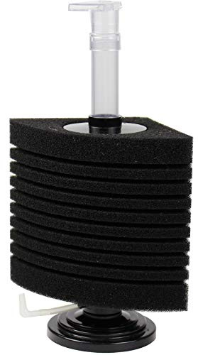 AQUANEAT Aquarium Bio Eckschwammfilter für die Zucht von Garnelen Nano Fish Tank, bis zu 250 l
