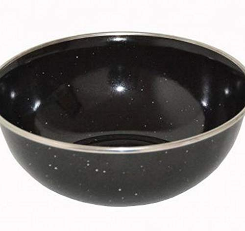 A.Blöchl Suppenschüssel Emaille (Schwarz/15 cm)