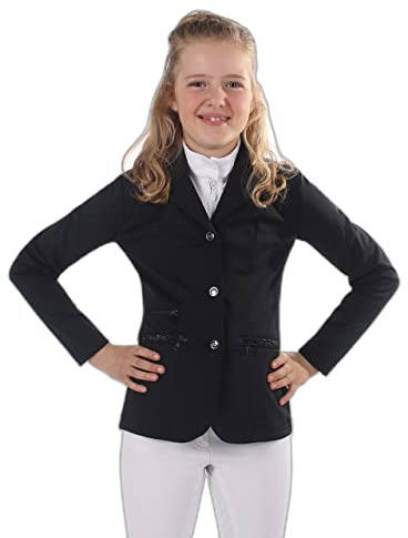 QHP Giacca da Equitazione da Competizione per Bambina Juliet