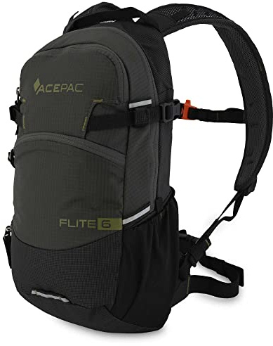 ACEPAC sac à Dos Flite 6, Zaino con Protezione Unisex-Adulto, Nero, Taglia Unica