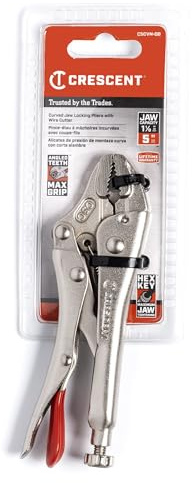 Crescent C5CVN-08 Curved Jaw Locking Plier with Wire Cutter 5/127 mm