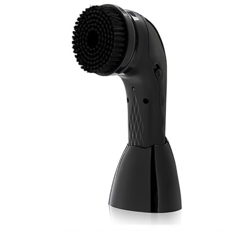 MegLob Handheld USB Electric Shoe Brush, Automatic Shoes Polisher Kit for Leather Shoes/Boots, Wireless Shoe Shiner Brushes with 7 Replacement Heads, Multifunctional Leather Polishing Tool,Black