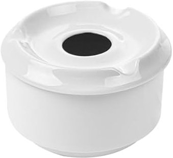 Cenicero Cerámica de Agua Con Tapadera/Ceniceros Portátiles de Cerámica para Casa/Cenicero a Prueba de Viento Cerámico de Agua 11cm