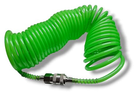 Tubo Spiralato Attacco Rapido,Flessibile Dell'aria Di Recupero in Poliuretano A Spirale,Diametro Interno:5 mm Esterno:8 mm12m