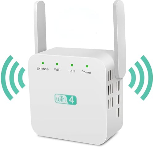 Net Boost, Netboost Pro WiFi Extender 2025, Netboost WiFi Extender,WiFi Signal Booster, WiFi Range Extender 300Mbps, 7998 Sq.ft Long Range Internet WiFi Booster for Home 360° Full Coverage