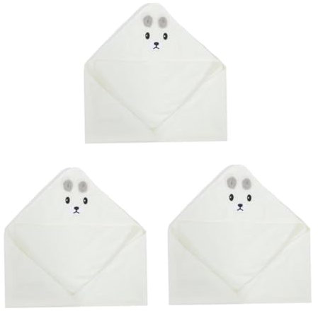 Toyvian 3stücke Hooded Towel Set Weiche Und Atmungsaktive Kapuzenhandtücher Für Neugeborene Zufälligen Farben Baden Oder Schwimmen Vielseitig Einsetzbar Als Oder Decke
