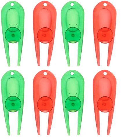 FUNOMOCYA 8 Pezzi Strumento forchetta da Golf Strumento per segnare Palline da Golf