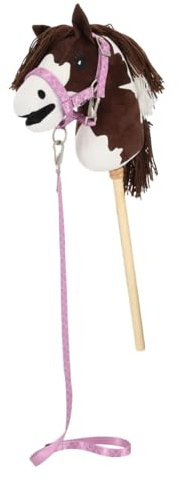 NETPROSHOP Hobby Horsing Halfter pink oder Kobaltblau, Farbe:Cherry Pink