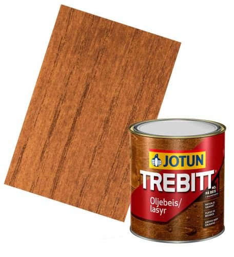 JOTUN TREBITT Lasur 10009 Eiche dunkel 0,75l - Skandinavische Holzschutzlasur