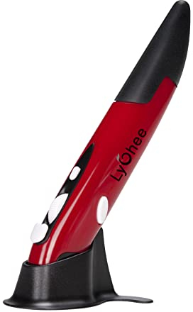 Lychee Mouse Penna Wireless,2.4GHZ Ottico Wireless Optical Mini Pen Mouse con Receiver USB 500/1000 DPI Regolabile per Windows 2000/XP/Vista/7 Linux Mac Sistema Operativo Android