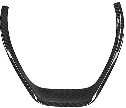Outbit Rivestimento del volante Rivestimento del volante Coprivolante Coprivolante per auto in stile fibra di carbonio Coprivolante per 3 4 Serie F30 F32