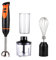 4-in-1 Multifunctional Hand Blender 300W Immersion Mixer Chopping Bowl Shaker Glass Whisk Blender Cup Set (Color : Black, Size : One Size)