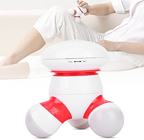 Masseur de Corps de Main, Mini Masseur électronique de Corps de Main USB Outil de Massage de Point de Pression Doux Réglage de la Paume Masseur de Vibrations Douces avec Lumière