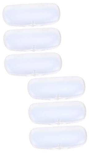 VALICLUD Brillenbeutel Transparent 6 Stk Brillenetui Brillenaufbewahrung Vitrine Für Brillen Stand Sonnenbrillenschutz Brillenhalter Klare Gläser Brillenbehälter Klare Brille Klare Sonnenbrille Pvc