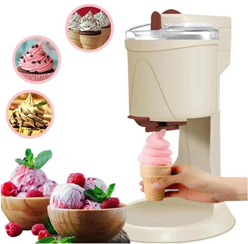 Macchina per il gelato - Frullatore per gelato allo yogurt, frullatore per gelato al frappè Macchina per gelato a vortice Una chiave per aprire