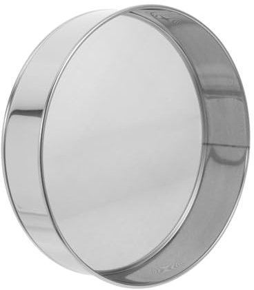 BESPORTBLE Tamizador De Jardín Inoxidable De Malla Cribador De Suelo Diseño De Doble Marco Anillo y Malla