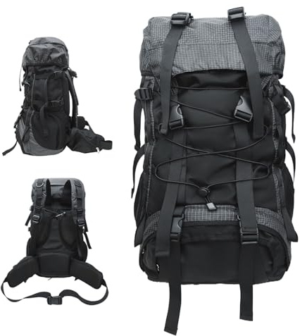 Hiking Backpack - Hiking Bag | 60L Gear Waterproof for Travel School Backpacking Outdoor Fitness Women Men Runners Cycling Survival Sports Climbing Camping