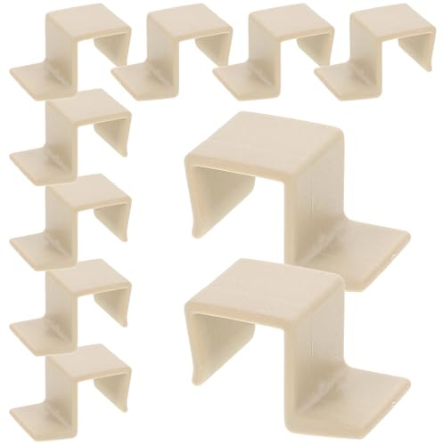 VICASKY 10 Pezzi Ganci per Sponda Letto Supporto Telaio Stabile Fibbie per Montaggio Lettino Accessori per Mobili Ragazzo Ragazza