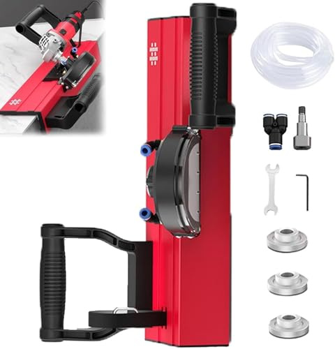 Smussatrice elettrica for piastrelle, tagliatrice rapida portatile con doppio dispositivo di distribuzione dell'acqua,taglierina for smusso a 45° senza polvere for marmi e legno(Rack)