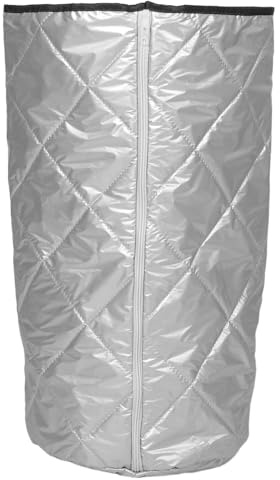 Toyvian Housse de Rangement pour Bouteille de Gaz en Tissu Oxford Doublure Coton Épais, Protection Extérieure Imperméable pour Camping et Barbecue, Réutilisable et Couleur Aléatoire