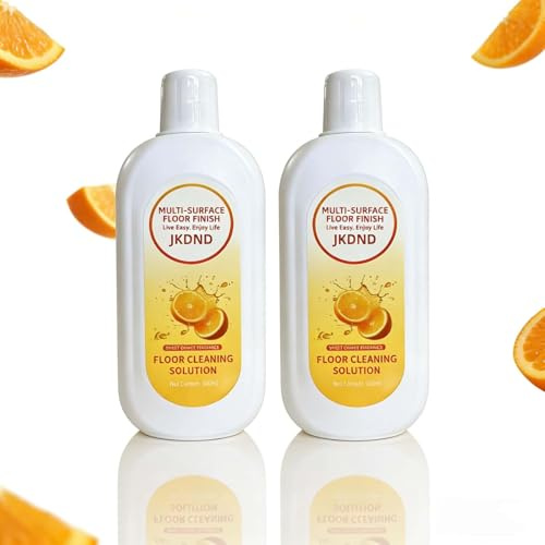 Kompatibel mit Tineco Akku Nass Trocken Saugwischer, Orangen Duft Bodenreiniger Flüssigkeit, 2 Flasche X 500 Ml, Tiefenreinigung, Rückstandsfrei Und Schaumfrei