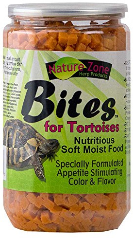 Nature Zone Bites for Tortoises, Soft Moist Food, 24 oz