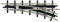 Busch H0f Feldbahn Gleis 12342 Weiche, rechts 66.6 mm 1 St.