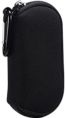 Funda de neopreno para auriculares, bolsa de transporte para auriculares, bolsa de almacenamiento, mini bolsa para auriculares inalámbricos, Airpods Bluetooth, funda con mosquetón