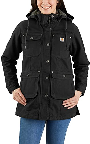 Carhartt Loose Fit Washed Duck Coat Capispalla Donna (Pacco da 1)