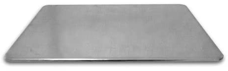 SMOKI Massiver Backstahl & Pizzastahl 5mm (38x33cm) | Grillplatte & Backplatte für perfekte Pizza, Flammkuchen & Brot | Extrem wärmeleitfähig für Ofen & Gasgrill | Modell 9531
