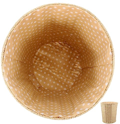 Alipis Panier De Rangement Tissé Rotin Pour Déchets Ménagers Poubelle Décorative Idéale Pour Salon Cuisine Et Bureau Accessoire Pratique Et Élégant Pour Intérieur Soigné