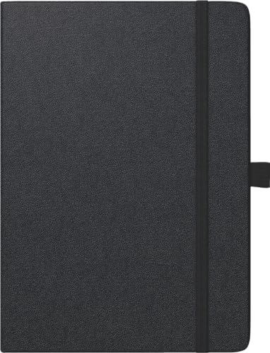 BRUNNEN Buchkalender Modell 781 (2025), 2 Seiten = 1 Woche, A4, 144 Seiten, Baladek-Einband, schwarz