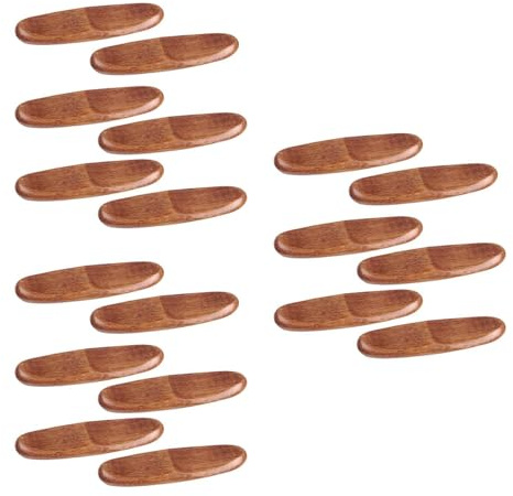 MAGICLULU 18 Piezas Resto De Cubiertos Utensilios De Cocina De Madera Soporte para Tenedores Porta Utensilios Titular De La Horquilla Cuchara Estilo Japones