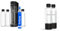 Sodapop Wassersprudler Logan Starterset mit CO₂-Zylinder und 3x Glasflasche & PET-Flaschen-Set Logan, Ersatzflaschen ausschließlich für Sodapop Wassersprudler Logan, BPA frei, 2X 850 ml