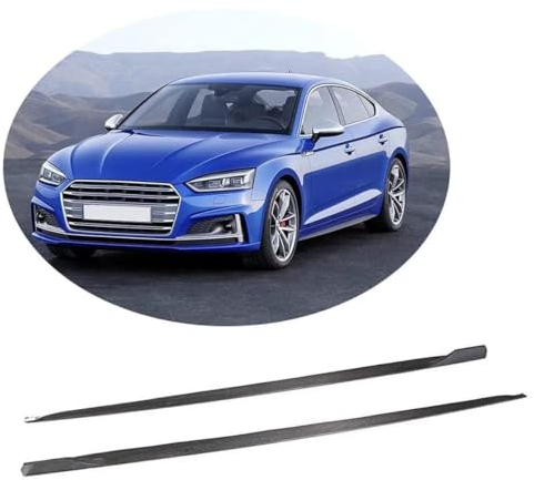 THOMIX Auto Seitenschweller für Audi A5 B9 Sline S5 Sportback 2017-2019, Seitenschweller Splitter Lip Winglet Diffusor, Auto Seitenrock, Trittbretter Seitenschweller, Auto Zubehör