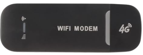 Yosoo Lte Tragbare Mobiler Wireless Wlan Router 4G LTE USB Dongle Router Schwarz für bis zu 10 Benutzer, Stabile Verbindung, Einfaches Anschließen, USB Plug and Play, 4G LTE Router für Hotspot mit Mic