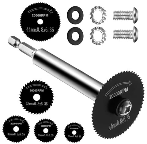 Tagliatubi interno per tubi in PVC con 5 lame sostituite, codolo esagonale da 1/4 di pollice collega all'interno della taglierina per tubi in PVC, strumenti idraulici interni per tubi in plastica,